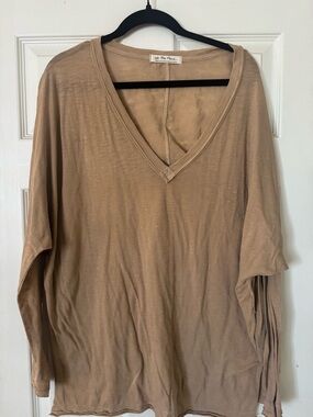 We The Free Brown Real One long sleeve tee
